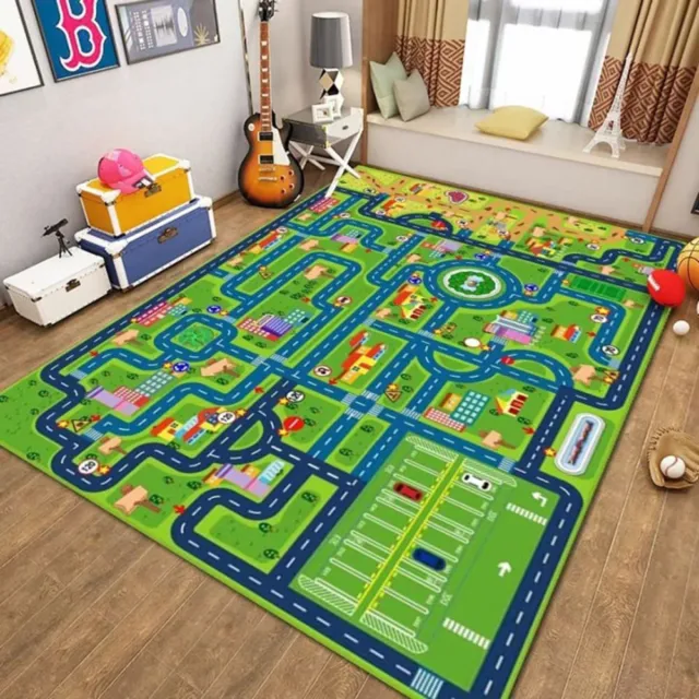 Kids Play Mat Children's Room Carpet Soft Playing Games Rug Solid Comfortable XL