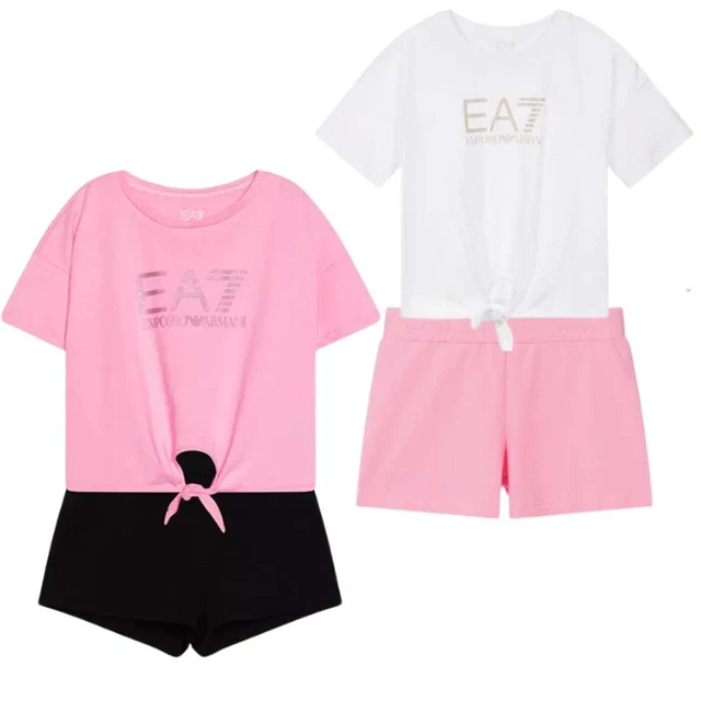 Completo Ragazze Armani Ea7 3Rfv52 Fjcz Cotone
