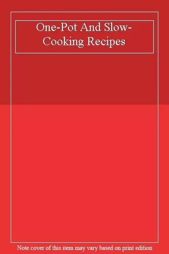 ONE-POT AND SLOW-COOKING Recipes $20.89 - PicClick