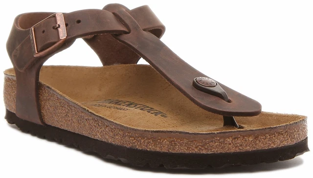 Birkenstock kairo oiled leather hot sale black