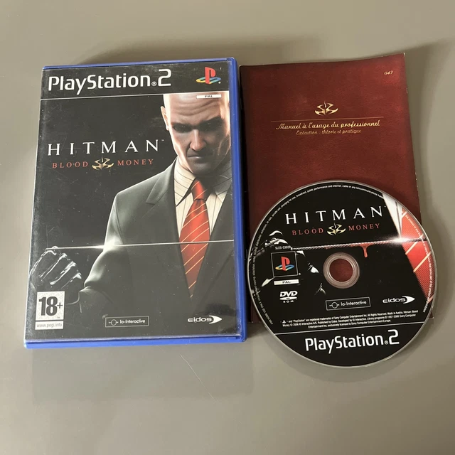 Jeu HITMAN BLOOD MONEY Sony Playstation 2 PS2 Complet Italien