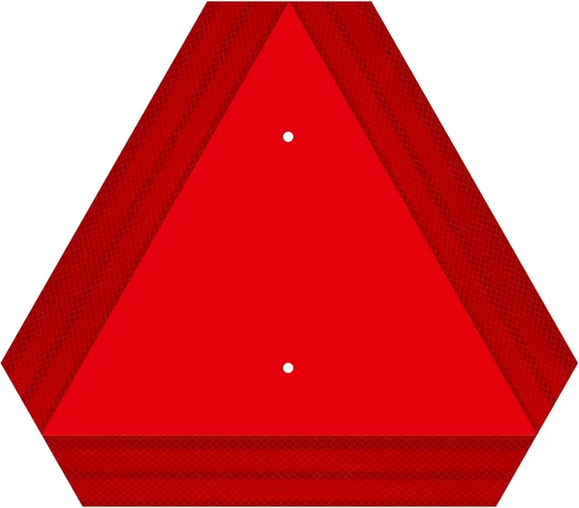 Triangle Slow Sign SLOW MOVING VEHICLE Safety Sign,Slow Moving Vehicle Triangle Sign ...