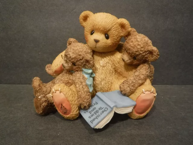 1999 Cherished Teddies By Enesco Caleb & Friends When One Lacks Vision #661996