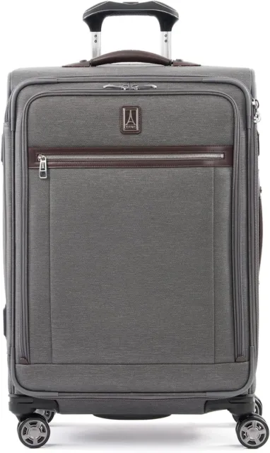 Travelpro Platinum Elite Softside Expandable Checked Luggage, 8 Wheel Spinner Su