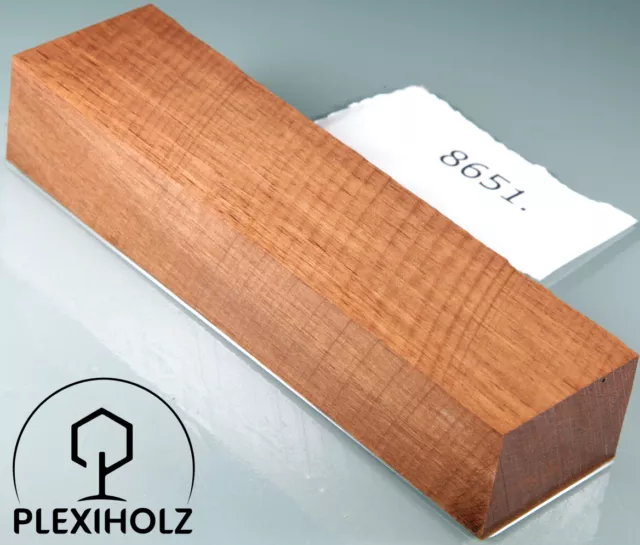 Walnut handle block stabilized | 150x40x28 | plexi wood | 8651