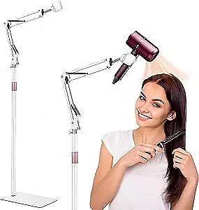 【2023 Upgrade Version】 Hair Dryer Stand, 1.68M Adjustable Height Handsfree