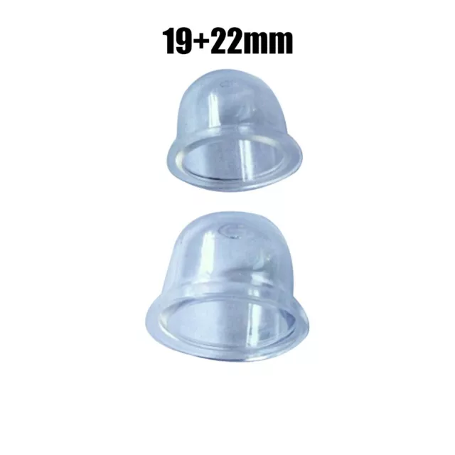 Transparent 19mm & 22mm Fuel Primer Bulb Pack of 10 for Mower Blower Strimmer