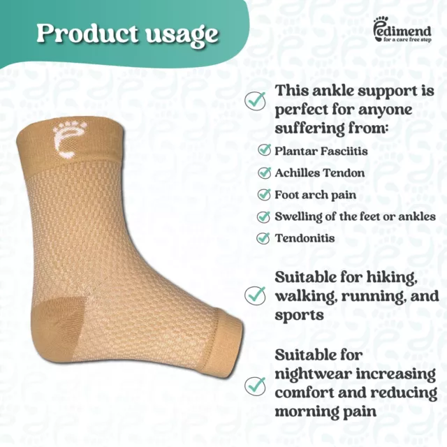 PEDIMEND™ 2X Compression Socks for Plantar Fasciitis Achilles Tendonitis Relief 2