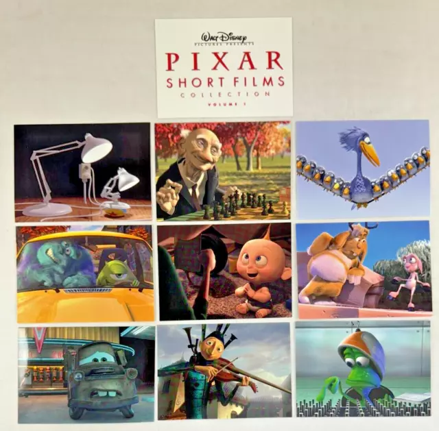 PROMO CARD SET: WALT DISNEY PRESENTS PIXAR SHORT FILMS COLLECTION Volume 1 Set