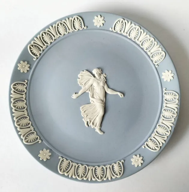 Wedgwood Jasperware Azul Bailarín Horas Placa - Io