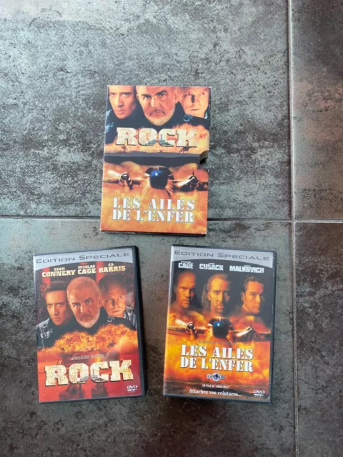 Coffret 2 dvd " Rock / Les ailes de l'enfer " Nicolas Cage