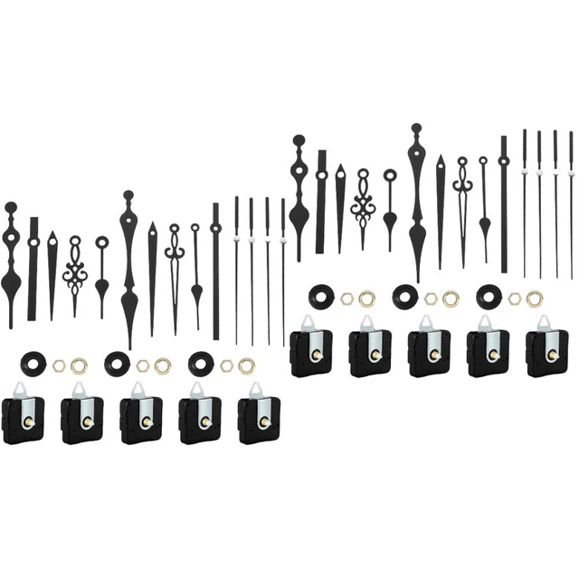 10 Set Forniture Orologio Movimento Orologio Sostituzione Parti Orologio Fai Da Te