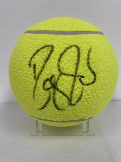 Roger Federer GOAT Rare Hand Signed Autographed Tennis Oversize Ball PCA COA