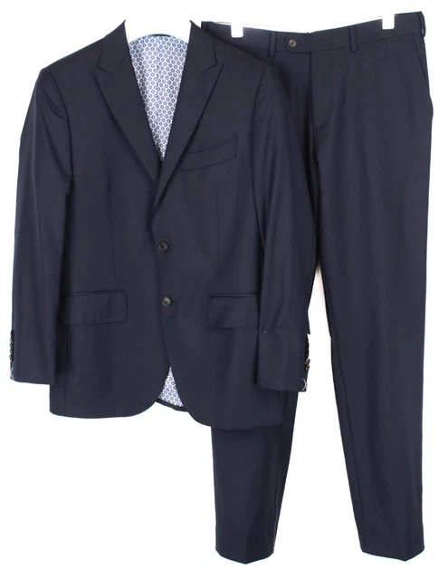 Costume Sur Mesure Henry Bailey 2 Pièces - Taille 46 - Laine - Fait Main UK - Occasion