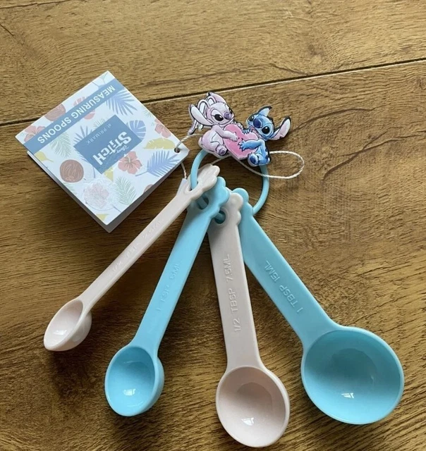 PRIMARK DISNEY LILO and Stitch Angel Measuring Spoons 4 Pack Baking Set