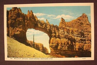 Walls of Jericho, Cedar Breaks ,Southern Utah - White Border Postcard