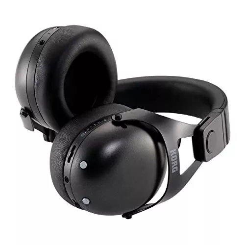 Korg Noise Canceling Dj Headphones Nc-Q1 Bk Black Wireless Bluetooth Google Assi