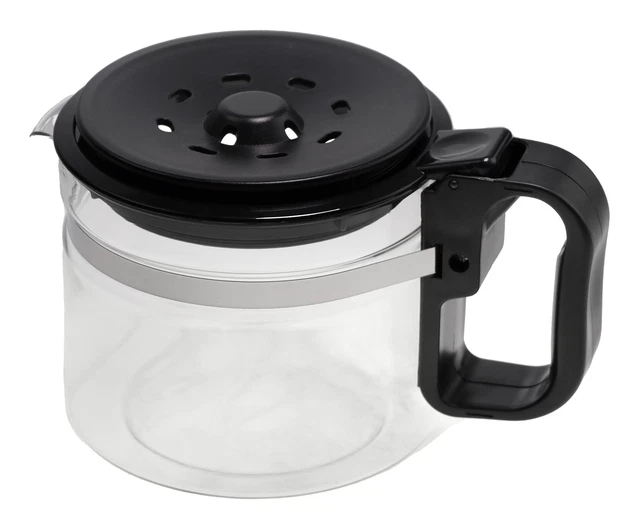 WPRO 484000000317 Glaskanne 12-15 Tassen H130 mm Ø130 mm für Kaffeemaschinen