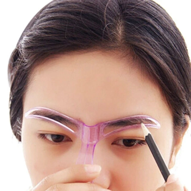 Kit stencil cura sopracciglia forma scheda stencil strumento trucco modello KaJY