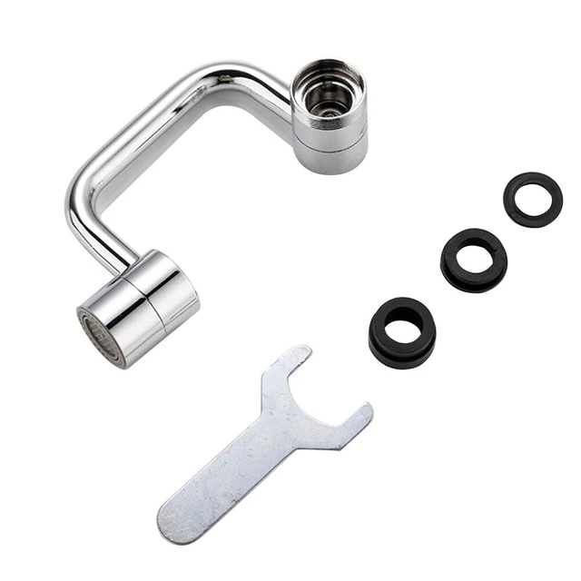 Extensor de grifo de rotación universal 1080 burbujeador cocina adaptador (A)