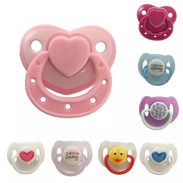 1Pcs Doll Magnetic Pacifier Dummy Pacifier for Baby Dolls