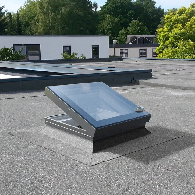 NEW FLAT ROOF Windows Electric Double Glazed Skylight Flat Glass