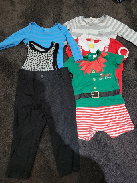 Bundle KIDS Clothes 6 Pieces Size 12-18 Months Tops, Pants, Costumes
