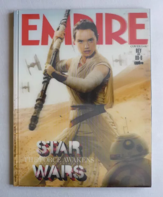 Empire Magazine #319 Star Wars Das Erwachen der Macht Rey & BB-8 3D-Cover (2016)