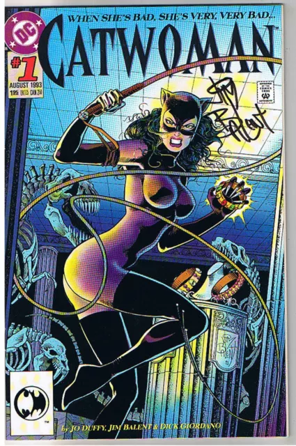 CATWOMAN #1 Signed by Jim Balent, NM, Bane, Dick Giordano, 1993, more in store