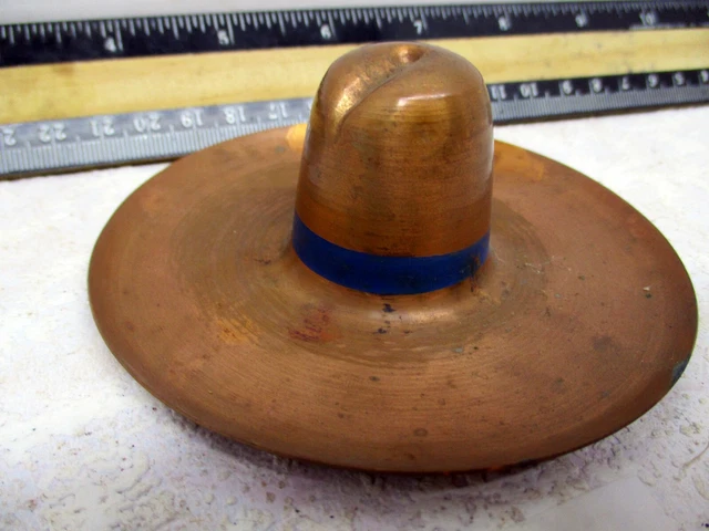 Mid Century COPPERTONE TOM MIX Western Style Cowboy Hat ASHTRAY