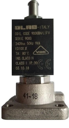 Électrovanne 24V/DC Olab M23 Pour Machine à Café Saeco Philips - Réf 6000-9000 - Raccord 1/8"