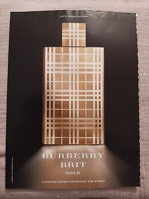 Burberry Publicité papier Parfum Burberry  Brit de 2003 ANG Perfume Ad 