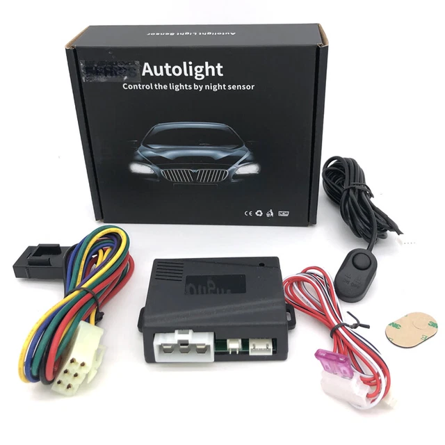 Automatic Headlight Light Sensor Sensor System 12V-DC 9V~16V DC ABS Button