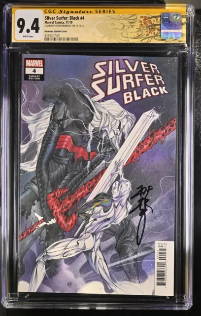 Silver Surfer: Black #4 CGC SS 9.4 Signed by Peach Momoko (Marvel Comics, 2019)