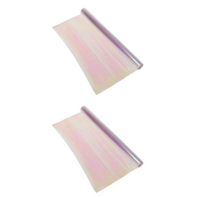 2 pz Fari Auto 100x30cm Pellicola Protettiva Colore Cambio Tinta Involucro Vinile (Multo