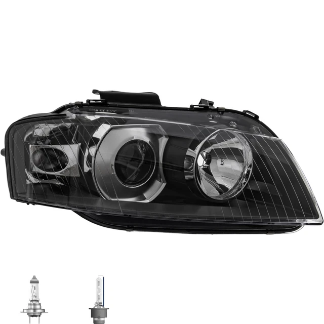 Xenon Headlight Right for Audi A3 (8P) 05.03-06.08 D2S/H7 with Motor