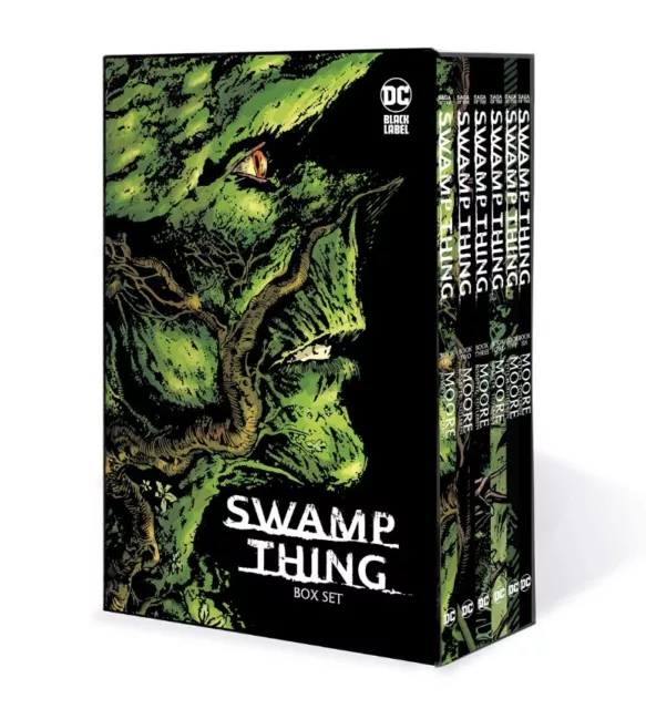 Saga of Swamp Thing Box Set Alan Moore New DC Comics Black Label Slipcase TPBs