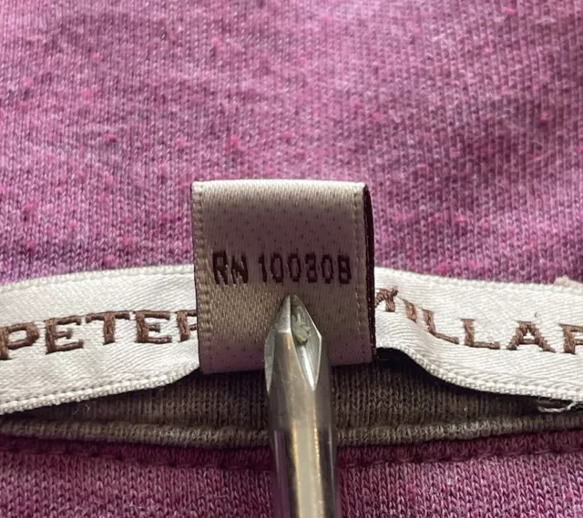 PETER MILLAR SWEATER Mens XL Purple Lavender Quarter Zip Pullover *Read ...