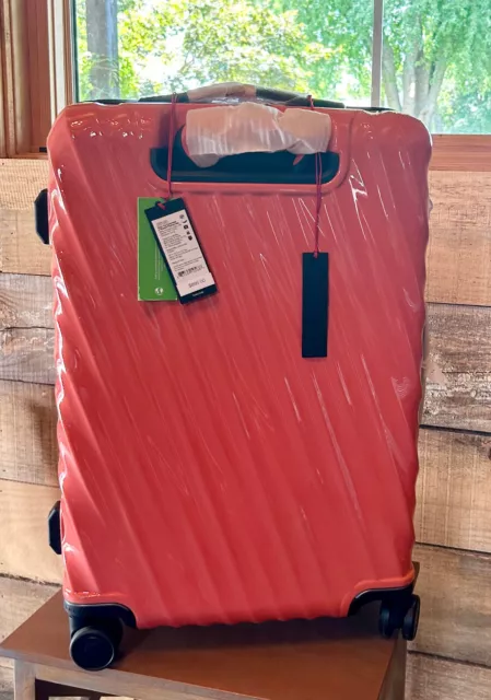 NWT TUMI 19 Degree Short Trip Expandable Wheeled Packing Case 26" Coral $895 2