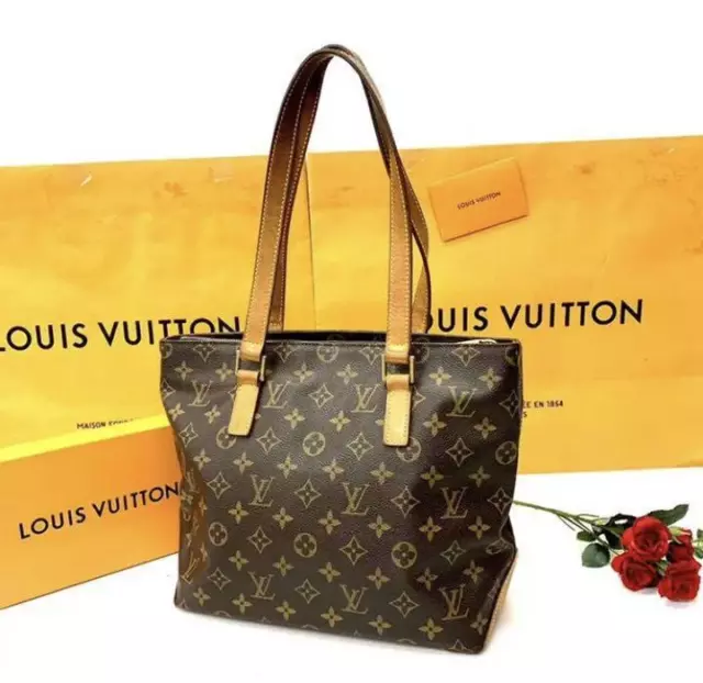 Good condition Louis Vuitton Monogram Cabamezzo tote bag Genuine item Appraised