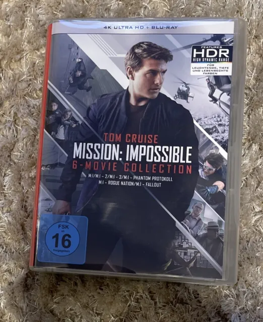 MISSION IMPOSSIBLE 1 - 6 , 4K + Bluray Original Deutsche Version Zustand Wie Neu