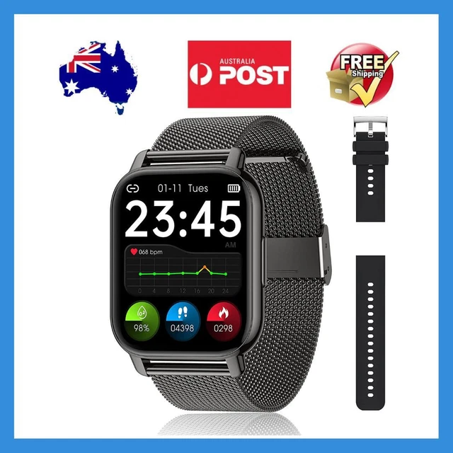 Smart Watch, Popglory Smartwatch with Blood Pressure, Blood Oxygen Monitor,  Fit