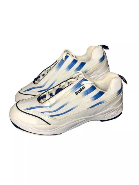 Dexter Slide Rite Bowling Shoes Blue Stripe UK 8.5 EU 42