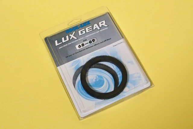 Lente de goma Cool-Lux LuxGear Cine Follow Focus Gear 68-69 Arri Zeiss Cooke Kowa