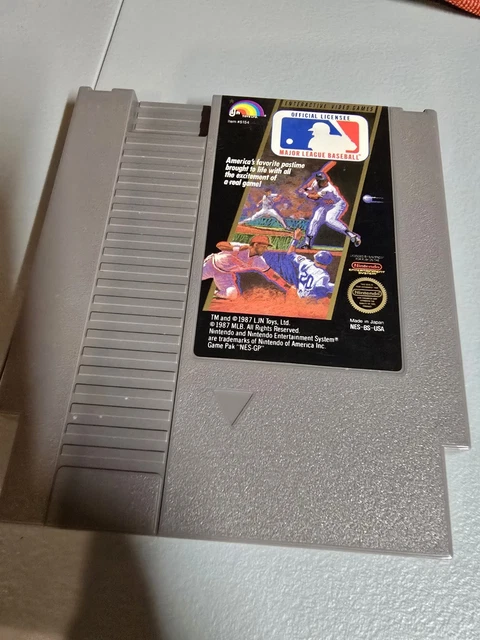 Major League Baseball MLB (Nintendo NES, 1988) Cartridge ONLY