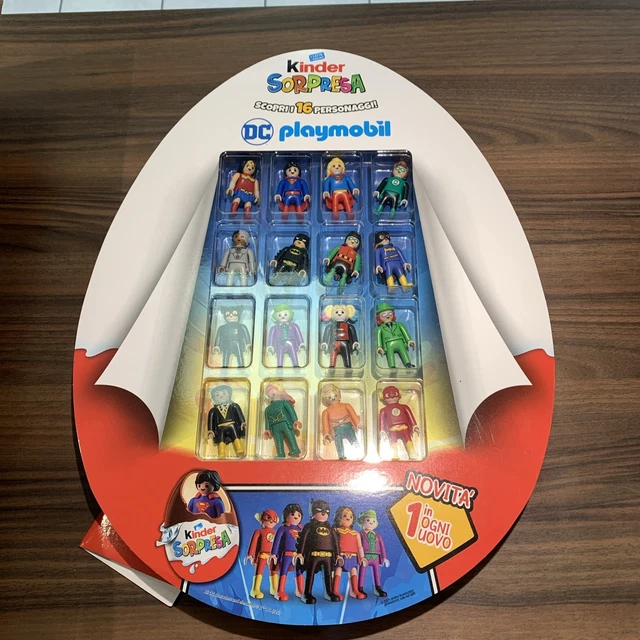 KINDER SORPRESA DC Playmobil Espositore 2025- Nuovo - Completo ...