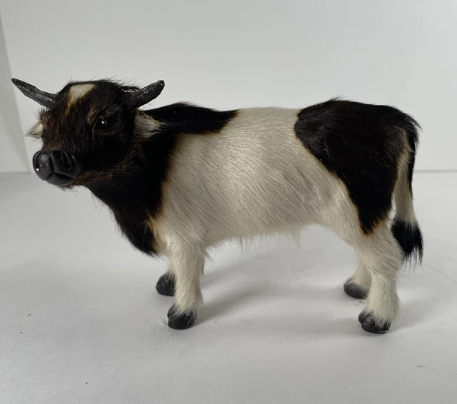 Realistic Cow Figurine Made With Real Cowhide