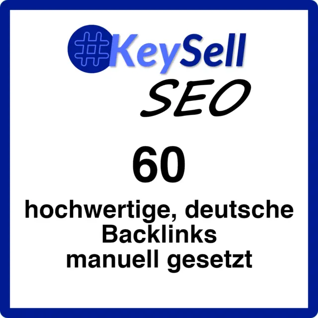 60 deutsche Backlinks, deutsche Domains, DoFollow, SEO, Linkaufbau, manuell, Top