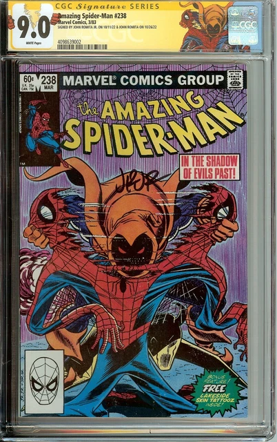 *SIGNED* Amazing Spider-Man #238 CGC 9.0 John Romita JR