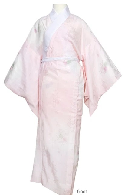 Japanese Women's Traditional Kimono inner under wear Silk Juban Pink Long Japan